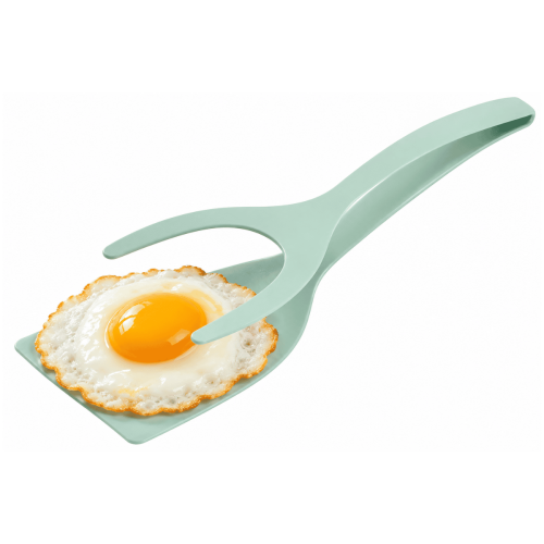 Pinza Espátula De Cocina para Huevos 2 En 1