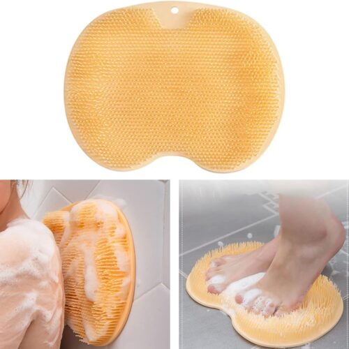 Alfombra De Baño Exfoliante Con Ventosa