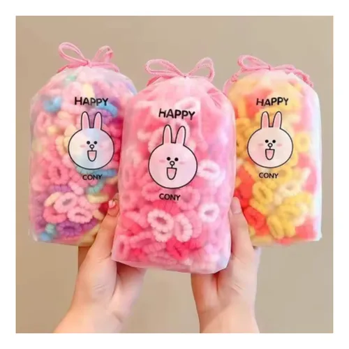 Bolsa Pack De Gomitas Colitas De Pelo X300 Unid.