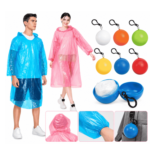 Pilot Poncho Para Lluvia Descartable Con Estuche Impermeable