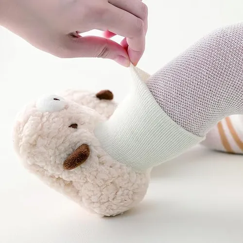 Pantuflas Para Bebé Diseño Animales Con Orejas - Imagen 3