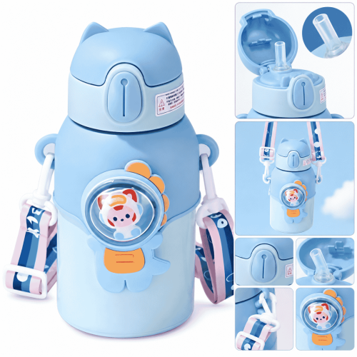 Botella Termo Infantil Acero Inoxidable C/sorbete 500 Ml