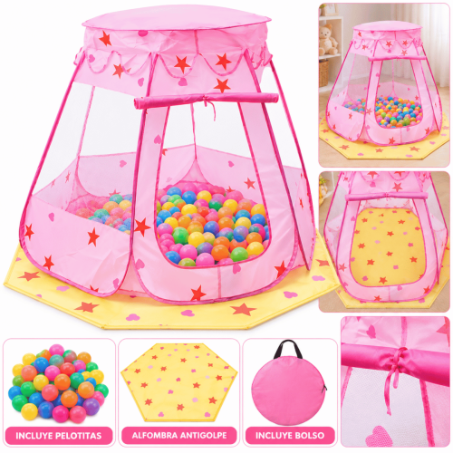 Carpa Pelotero + 100 Pelotas Infantil