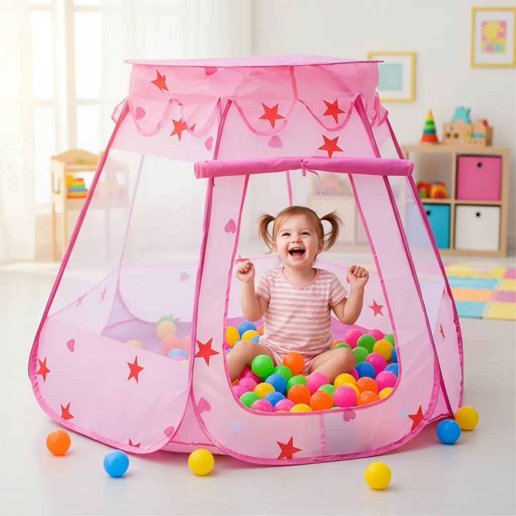 Carpa Pelotero + 100 Pelotas Infantil