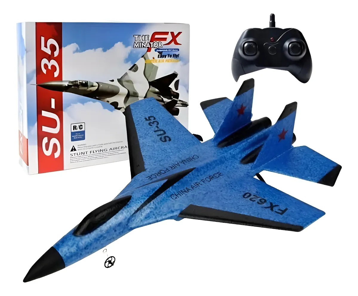 Avion A Control Remoto Para Niños Juguete - Imagen 2