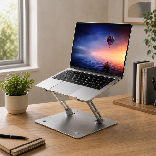 Soporte Base Ajustable Metálico Para Notebook Laptop