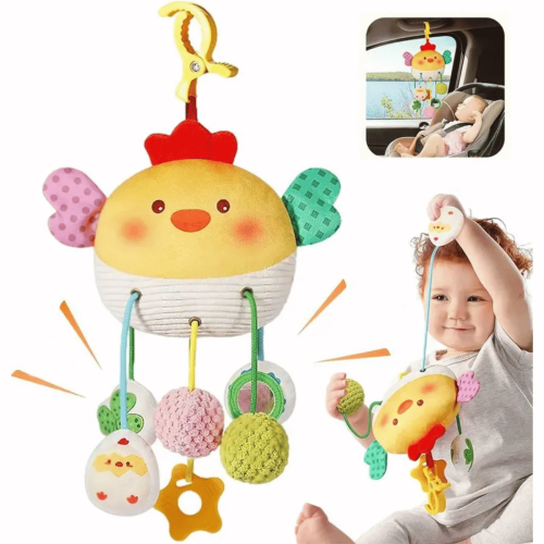 Muñeco Colgante Sensorial Peluche Con Mordillo