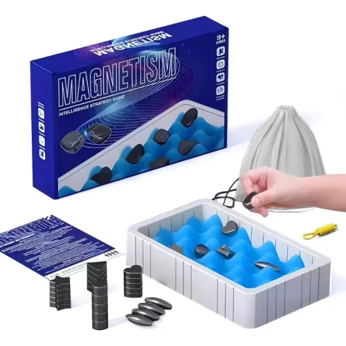 Juego De Estrategia De Ajedrez Batalla Magnético Portátil