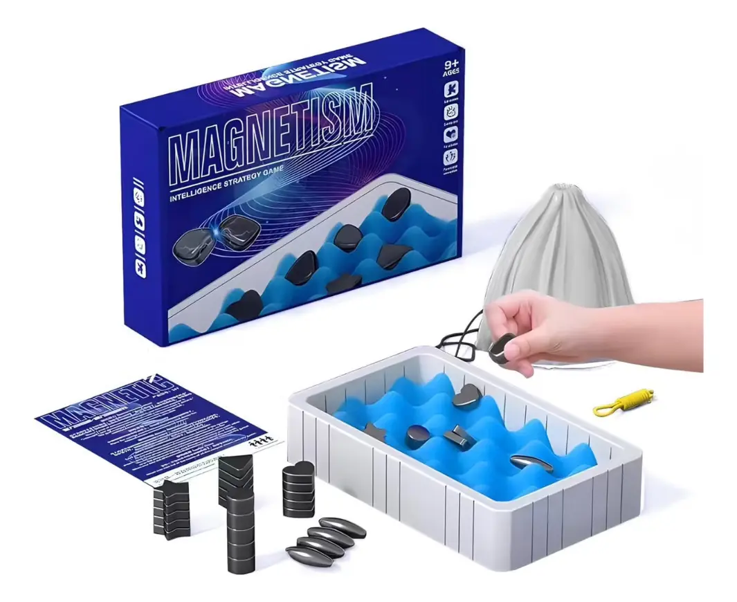 Juego De Estrategia De Ajedrez Batalla Magnético Portátil