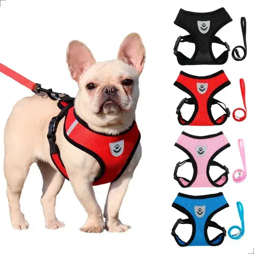 Arnés Pechera Tipo Malla Para Mascotas