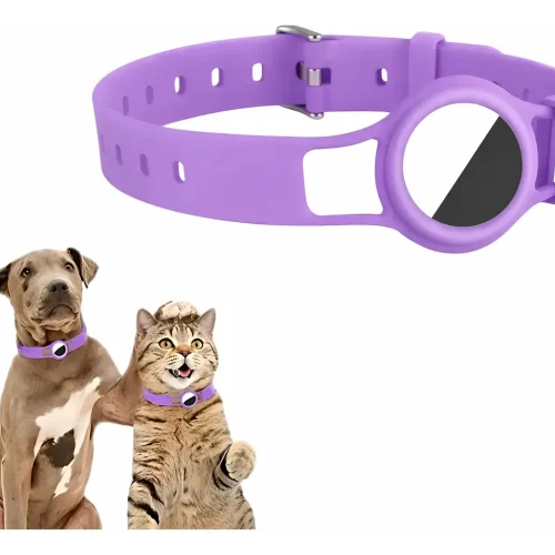 Collar Mascotas de Silicona para Airtag