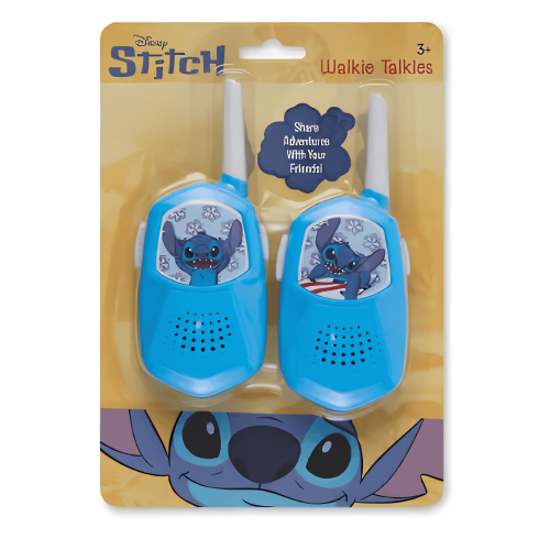 Set X2 Walkie Talkies Para Niños Disney Stitch