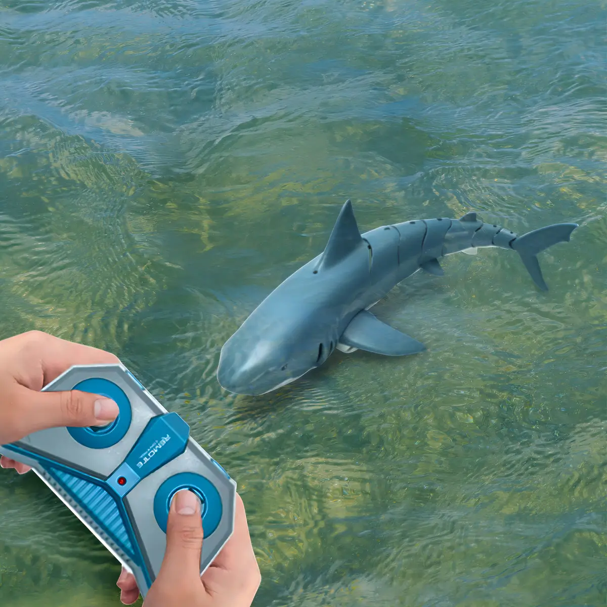 Tiburón a Control Remoto Juguete Impermeable Recargable - Imagen 2