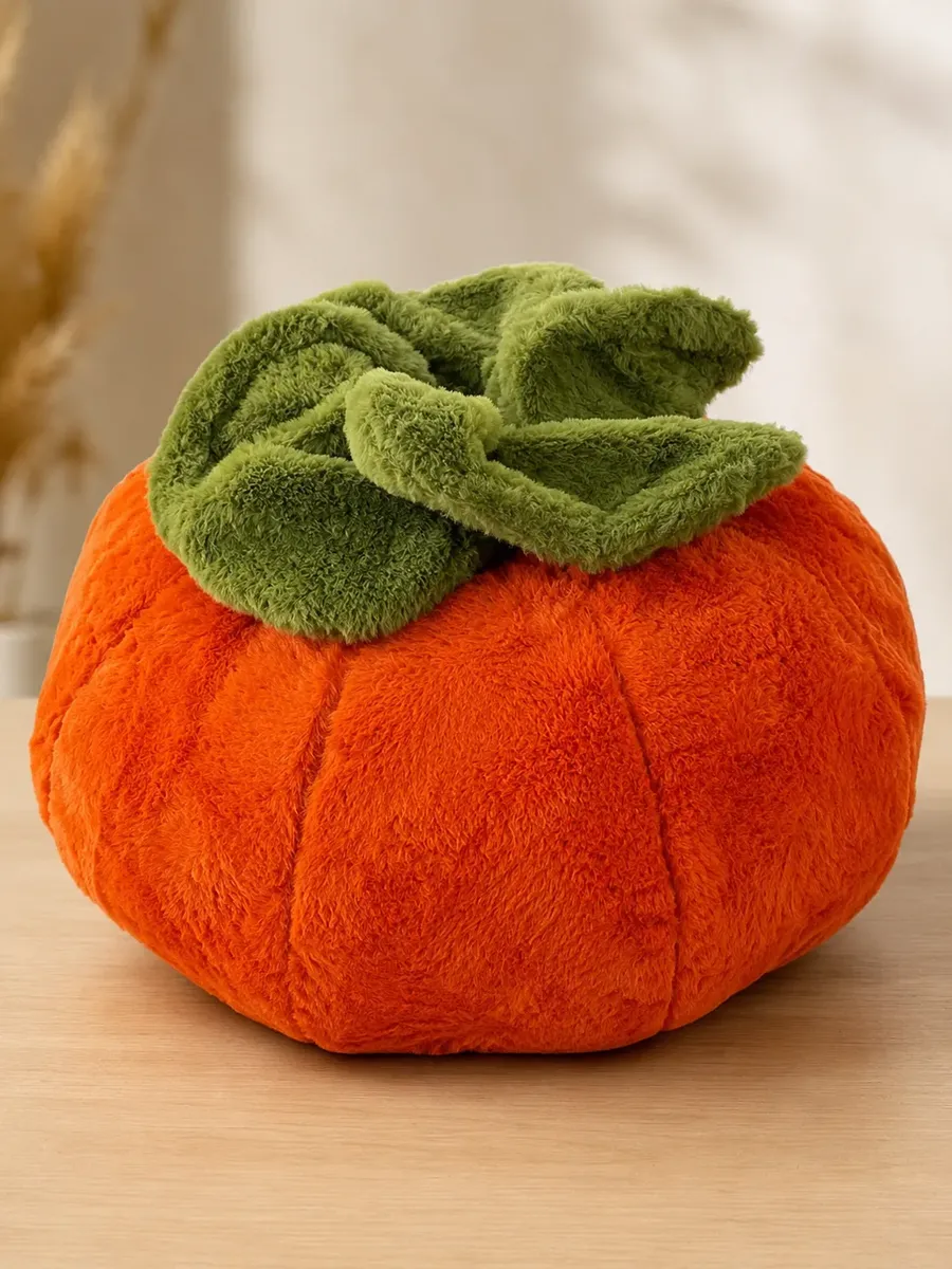 Almohadón Peluche Tomate Suave De Felpa 35 Cm - Imagen 3