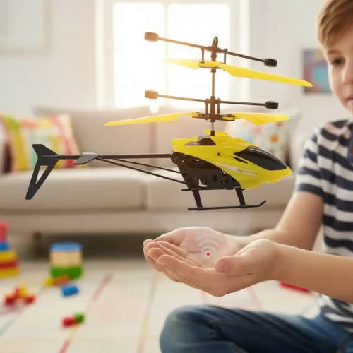 Helicóptero con Sensor de Mano Volador