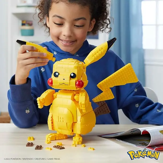 Bloques Mega Pokémon Pikachu Jumbo - 825 Pcs - Imagen 2