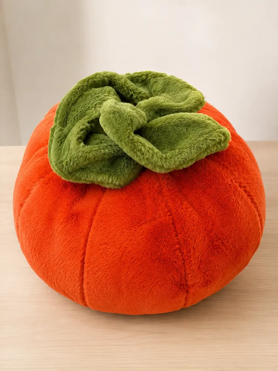 Almohadón Peluche Tomate Suave De Felpa 35 Cm - Imagen 2
