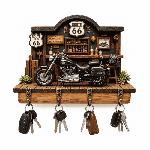 Portallaves De Pared Diseño Vintage En Metal