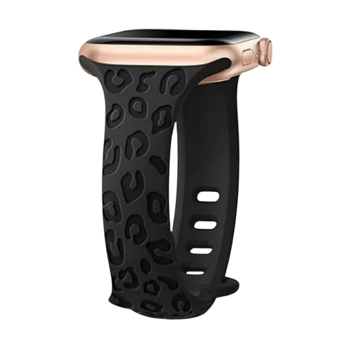 Malla Correa Silicona Leopardo Para Apple Watch 42/44/45/46/46 mm
