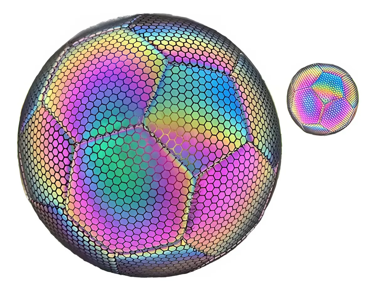 Pelota De Fútbol Reflectiva - Luminosa - Imagen 2