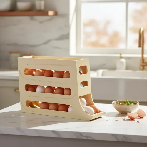 Organizador De 40 Huevos De 4 Niveles Huevera