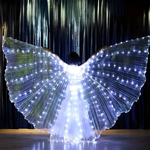 Capa Led Capa Luminosa Cotillón Fiestas Novias 15 Años