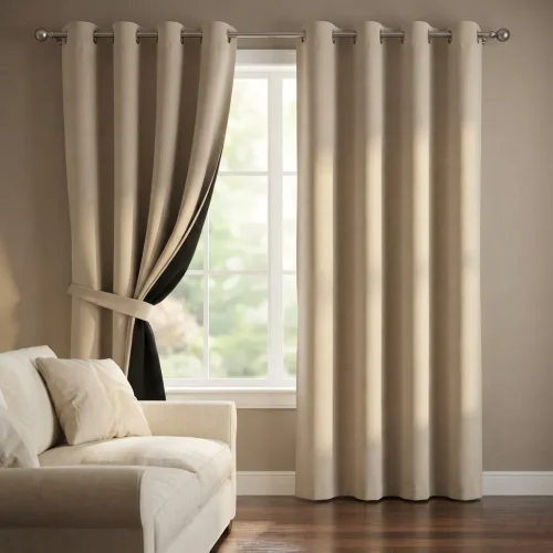 Cortinas Blackout 100% 2 Paños – 132x241cm