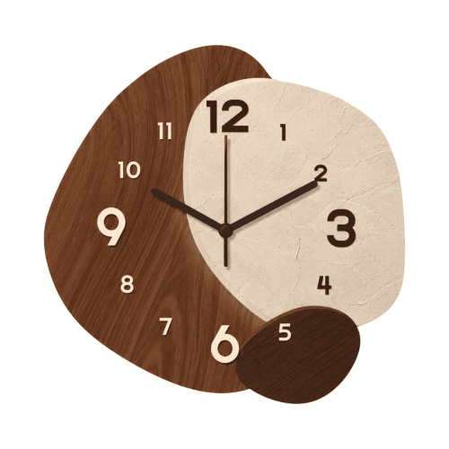 Reloj De Pared Abstracto 30cm