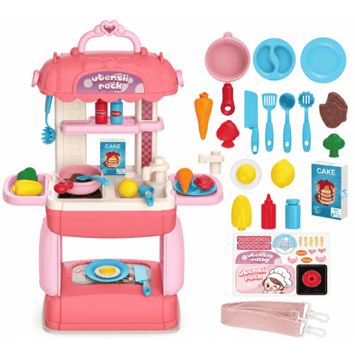 Juego De Cocinita Infantil Valija 3 En 1 – 31pcs